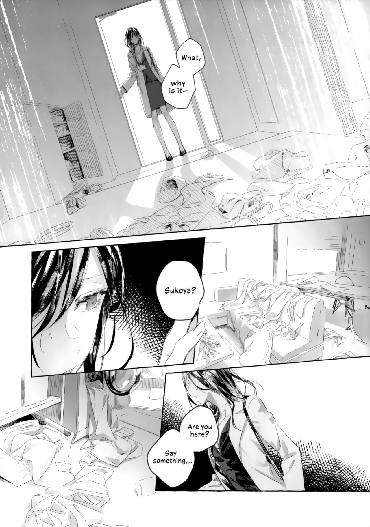 [Sleeper (Nekomura)] Gomen ne, xxx Dekinakute | I'm Sorry, I Can't xxx (Shirayuki Tomoe, Sukoya Kana) [Sappho Scans]