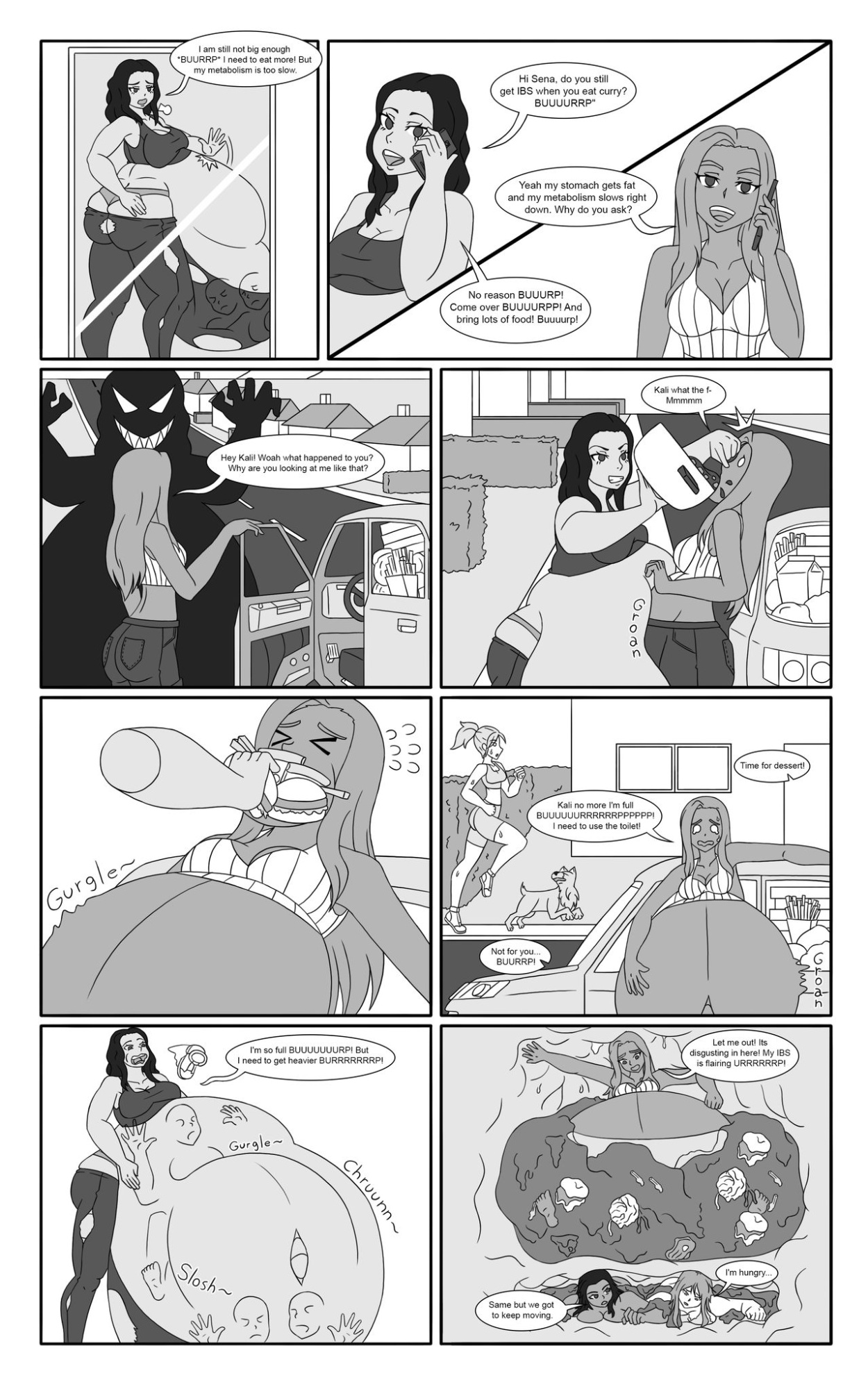 [knightGoose] Wrestling Weight Gain