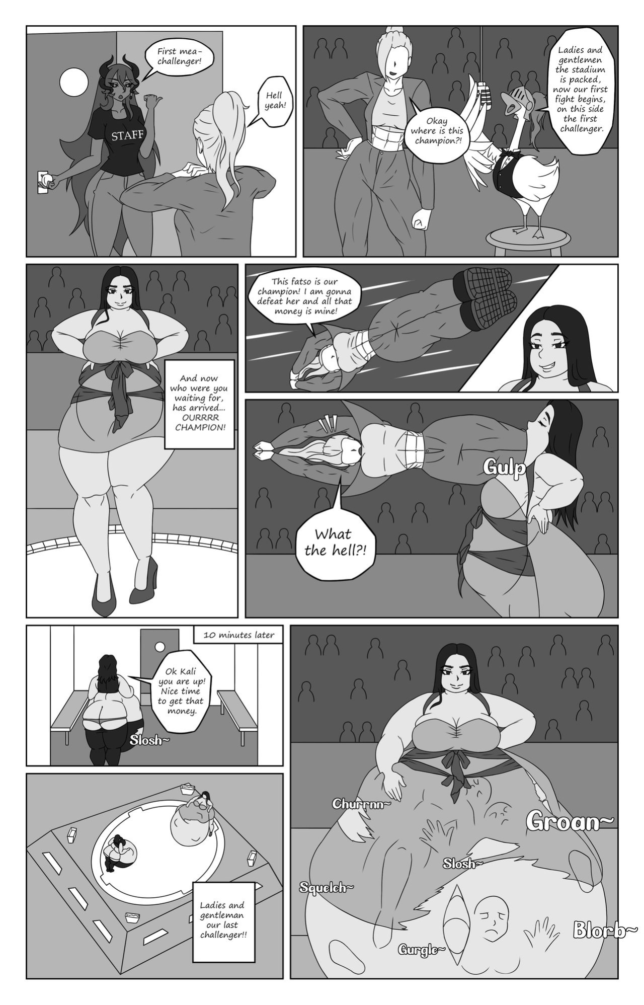 [knightGoose] Wrestling Weight Gain