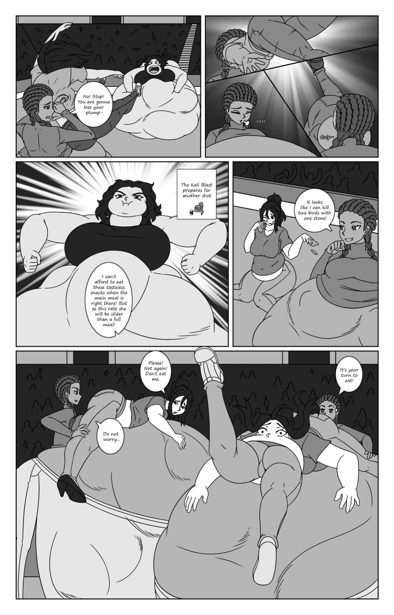 [knightGoose] Wrestling Weight Gain