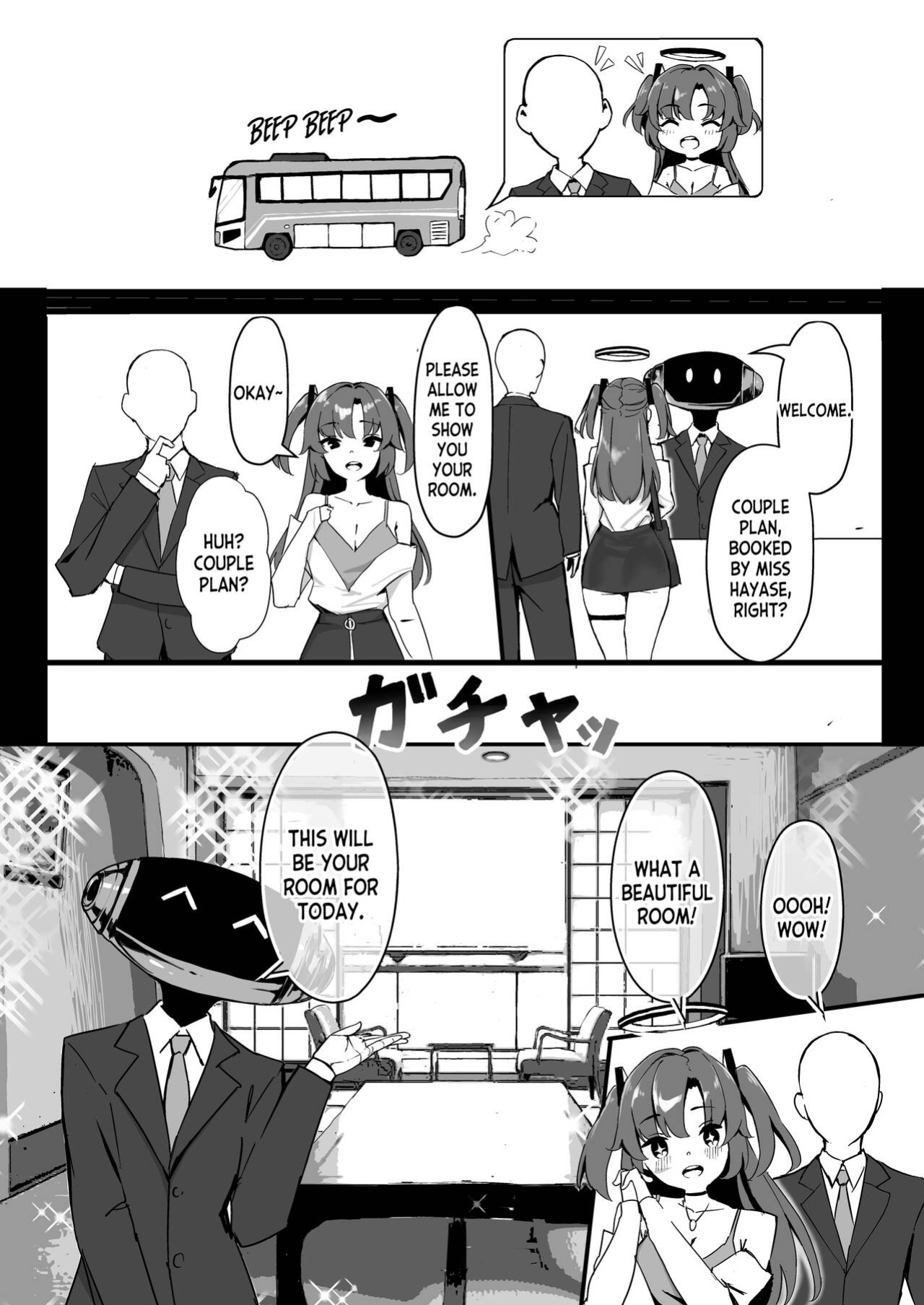 [Hoyhoy Colo] Seminar Kaikei wa Ecchi ga Shitai. Onsen Hen Zenpen - The accountant at seminar wants to have sex. (Blue Archive) [desudesu]