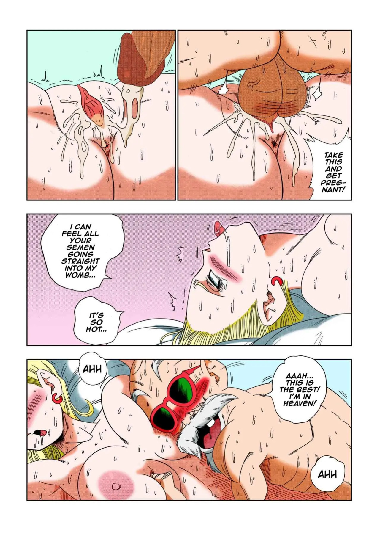 [Yamamoto] Android 18 vs Master Roshi (Dragon Ball Z)