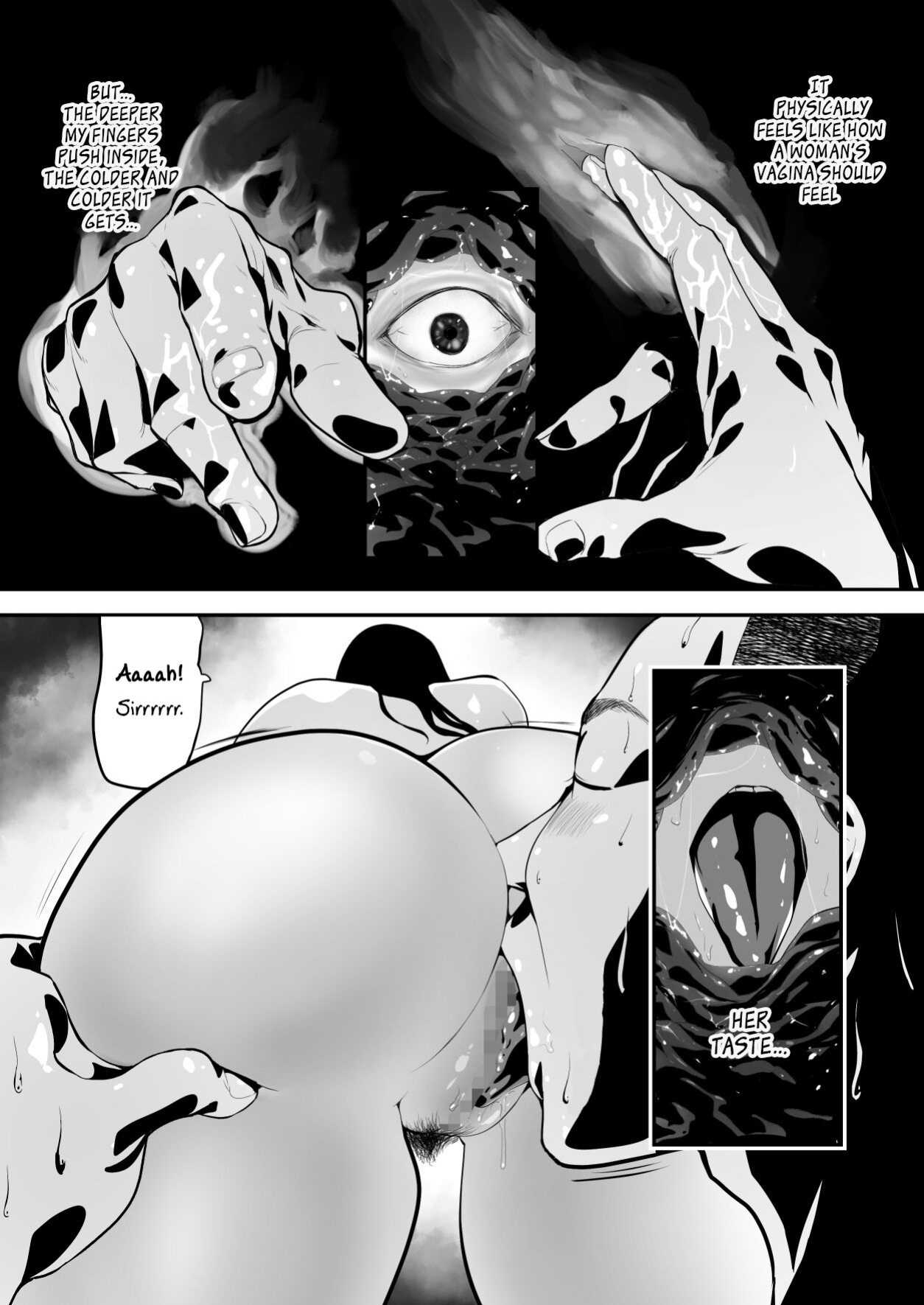 [Pink Sakuhin Okiba (Pink Taro)] Hairyokan de no Ero Kyoufu Taiken | A Terrifying Erotic Experience at an Abandoned Inn [LoF]