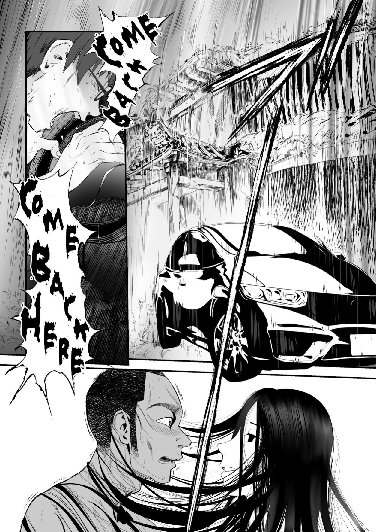 [Pink Sakuhin Okiba (Pink Taro)] Hairyokan de no Ero Kyoufu Taiken | A Terrifying Erotic Experience at an Abandoned Inn [LoF]