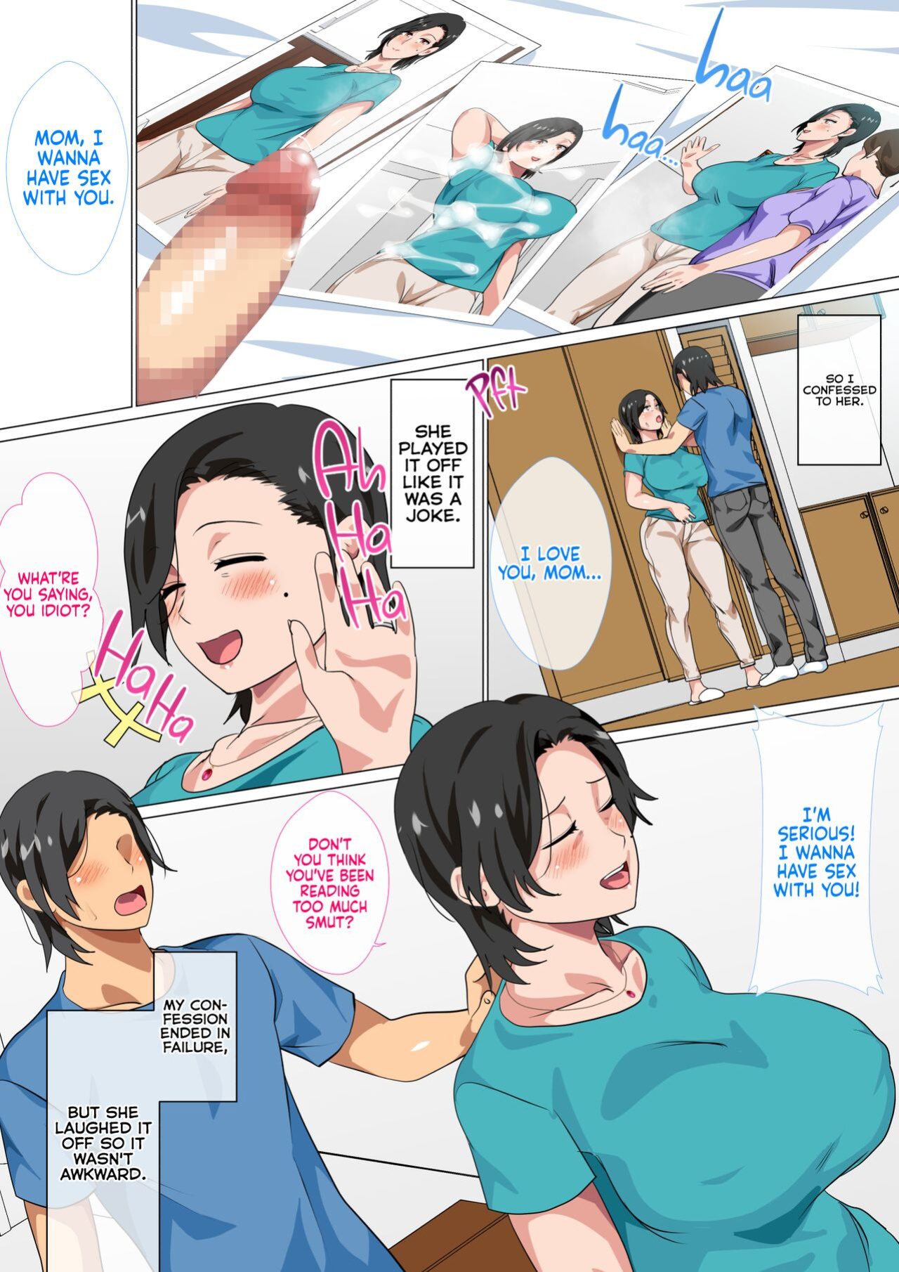 [Circle Spice] Hahaoya ni Kokuhaku Shitara Ichinichi dake Sex o Sasete Kureta Hanashi | I Confessed to My Mom and She Let Me Have a One-Day-Only Sex-Fest [korafu]