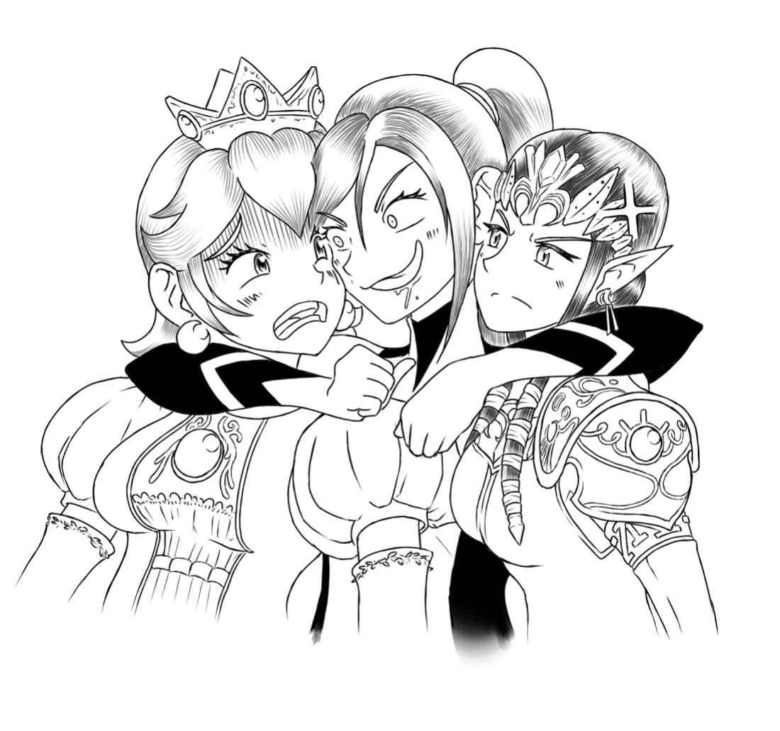 [Reactoegirl] Comic) Samus Vores Peach and Zelda series