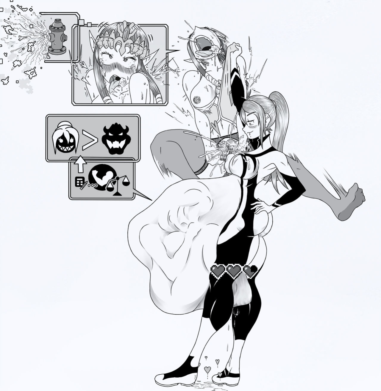 [Reactoegirl] Comic) Samus Vores Peach and Zelda series