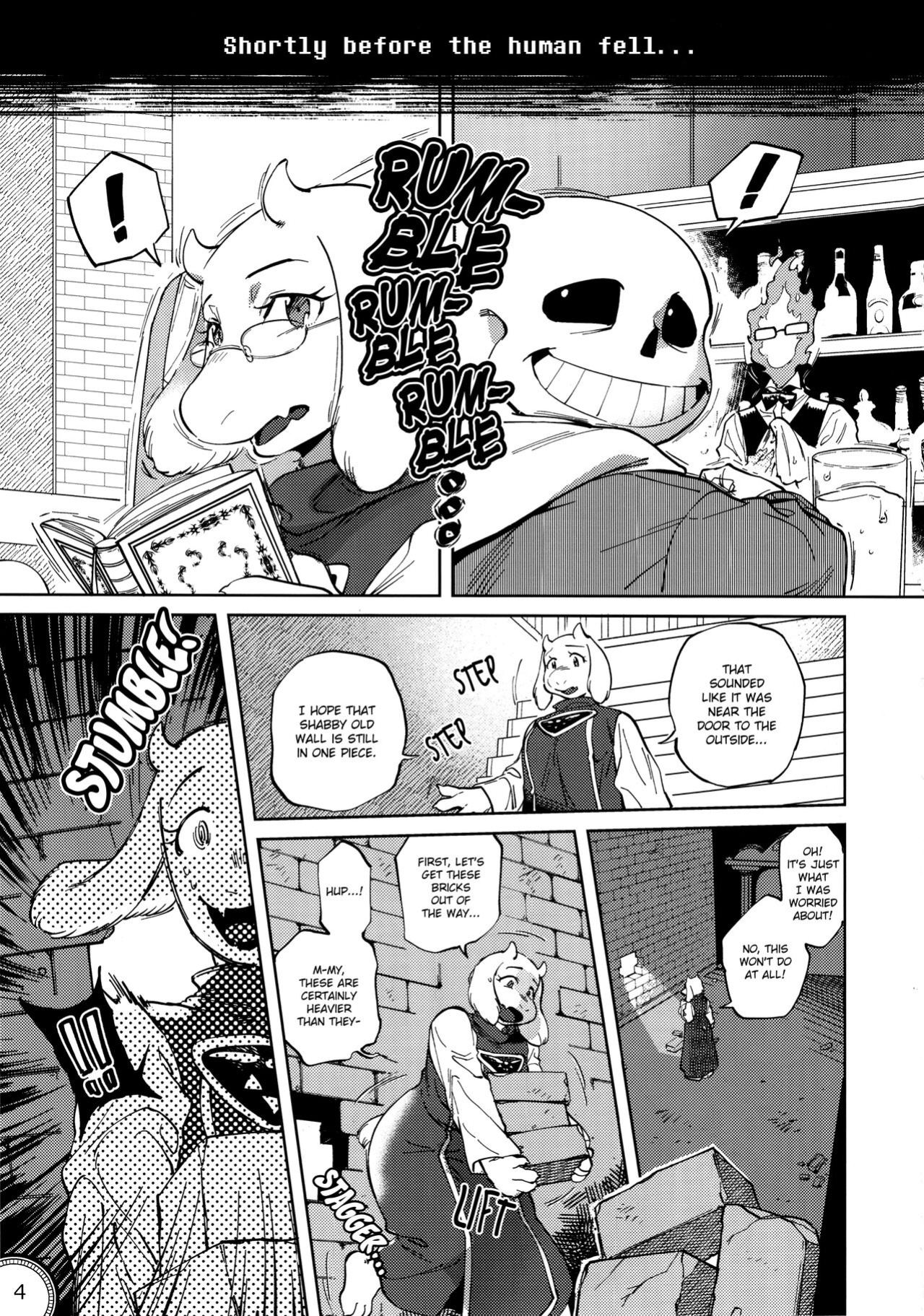 (Chou Kimi no Sentaku 2022) [Nambokuya (Namboku)] Kabe no Ana | Hole in the Wall (Undertale)