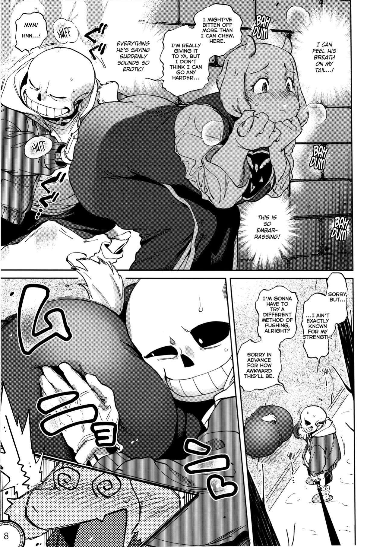 (Chou Kimi no Sentaku 2022) [Nambokuya (Namboku)] Kabe no Ana | Hole in the Wall (Undertale)