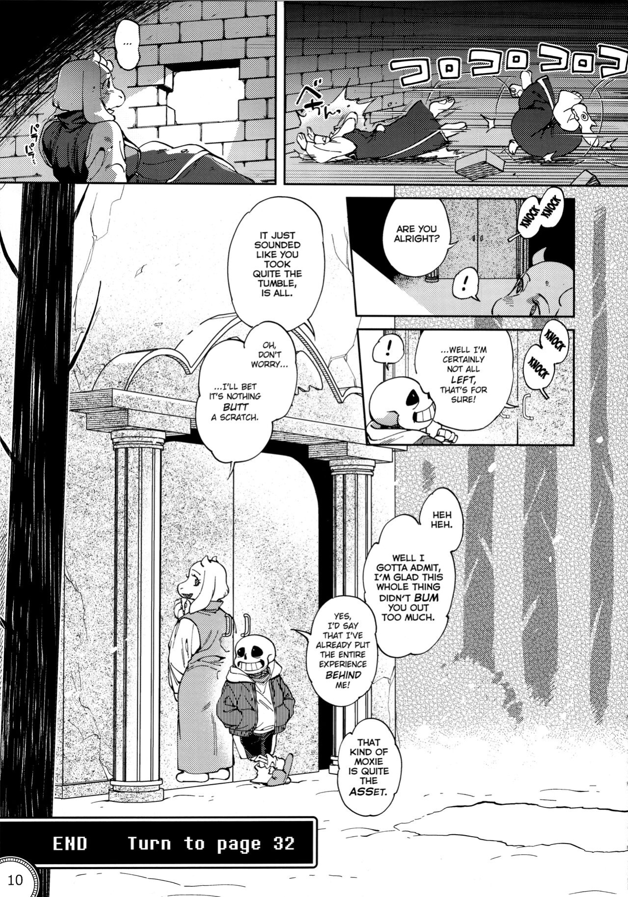 (Chou Kimi no Sentaku 2022) [Nambokuya (Namboku)] Kabe no Ana | Hole in the Wall (Undertale)