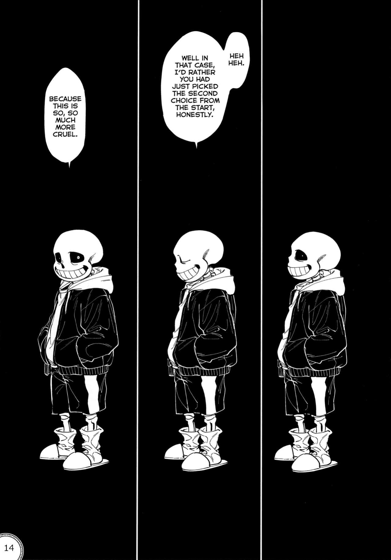 (Chou Kimi no Sentaku 2022) [Nambokuya (Namboku)] Kabe no Ana | Hole in the Wall (Undertale)