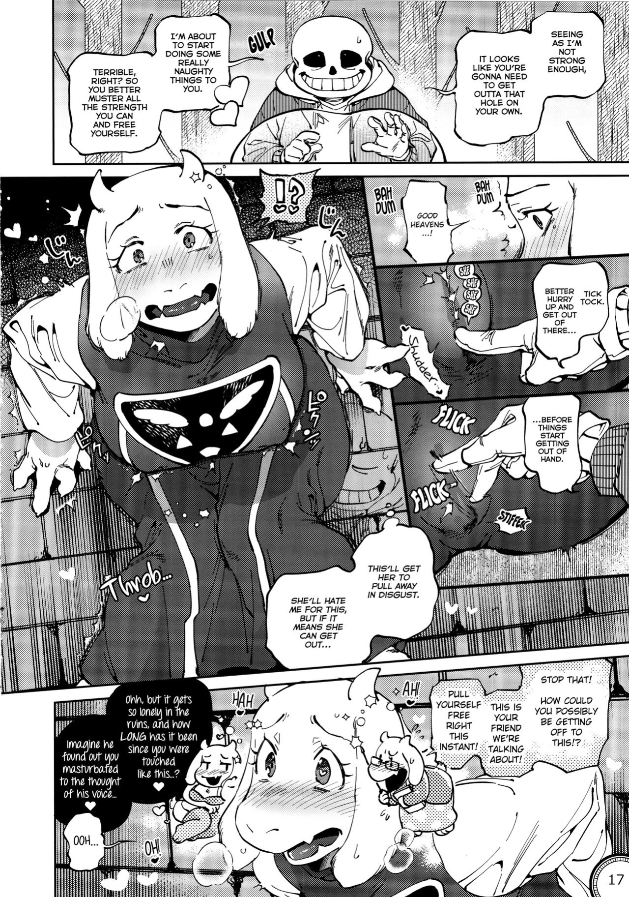 (Chou Kimi no Sentaku 2022) [Nambokuya (Namboku)] Kabe no Ana | Hole in the Wall (Undertale)