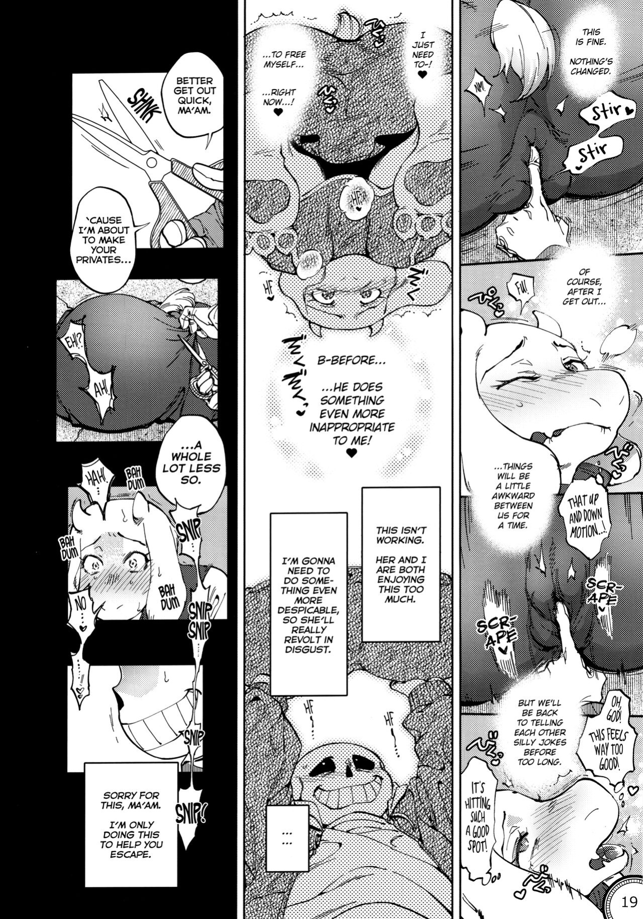 (Chou Kimi no Sentaku 2022) [Nambokuya (Namboku)] Kabe no Ana | Hole in the Wall (Undertale)