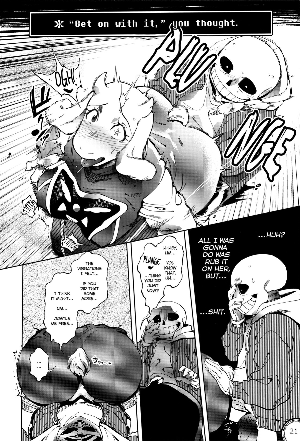 (Chou Kimi no Sentaku 2022) [Nambokuya (Namboku)] Kabe no Ana | Hole in the Wall (Undertale)