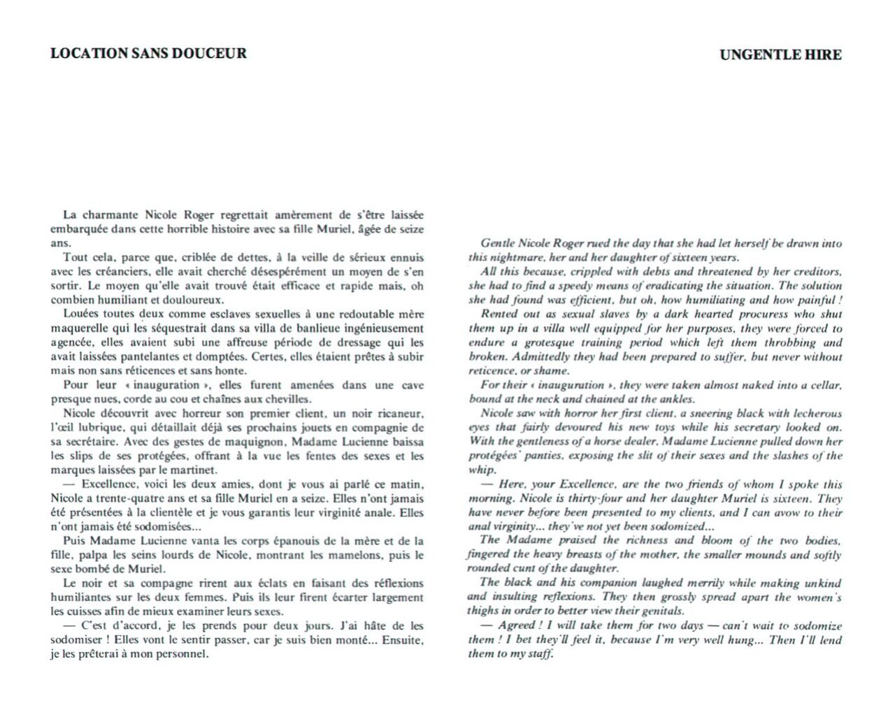 [Joseph Farrel] Humiliations [French]