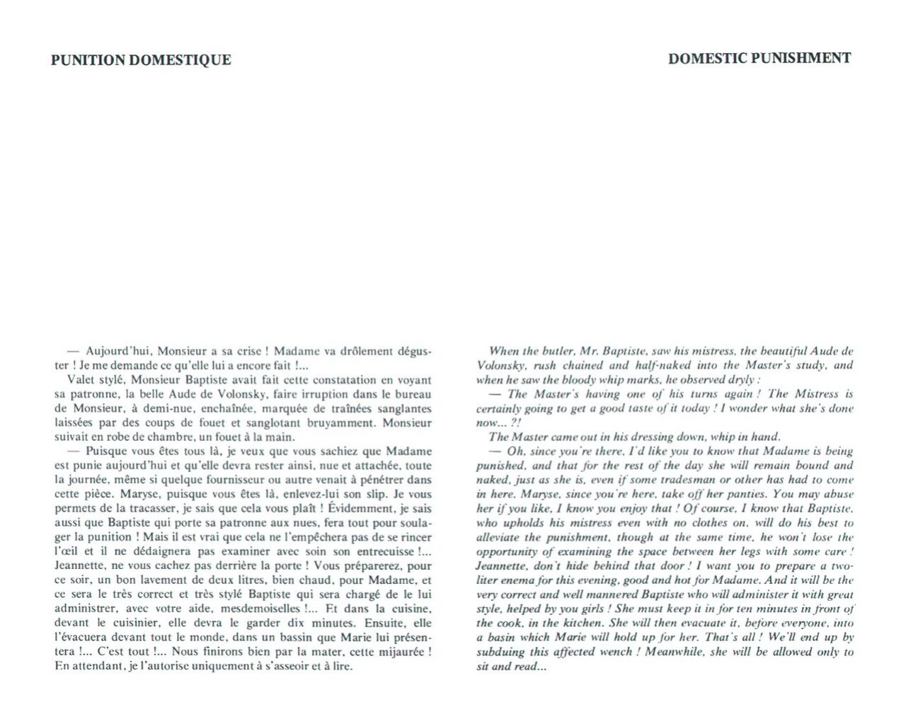 [Joseph Farrel] Humiliations [French]