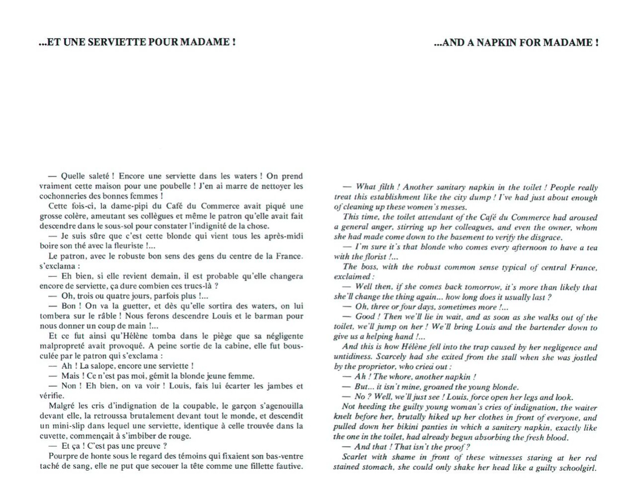 [Joseph Farrel] Humiliations [French]