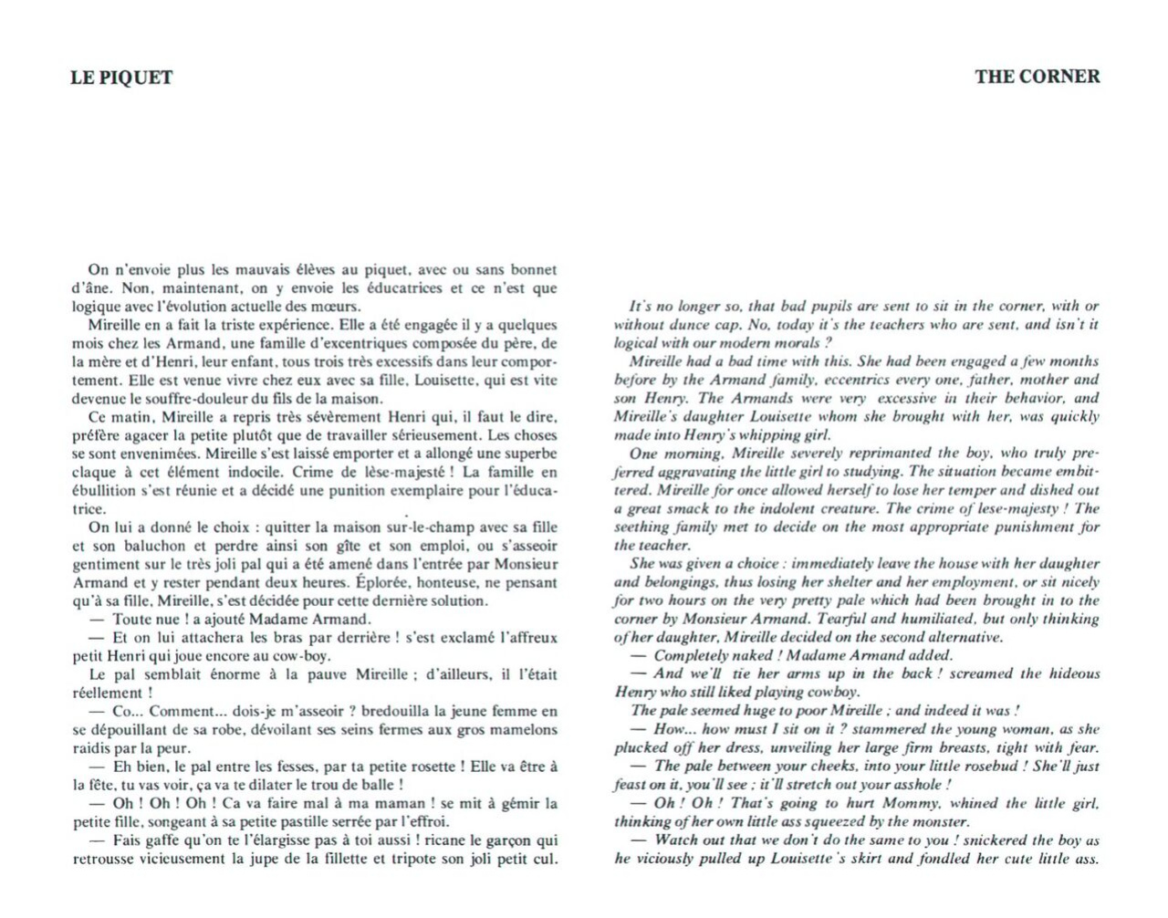 [Joseph Farrel] Humiliations [French]