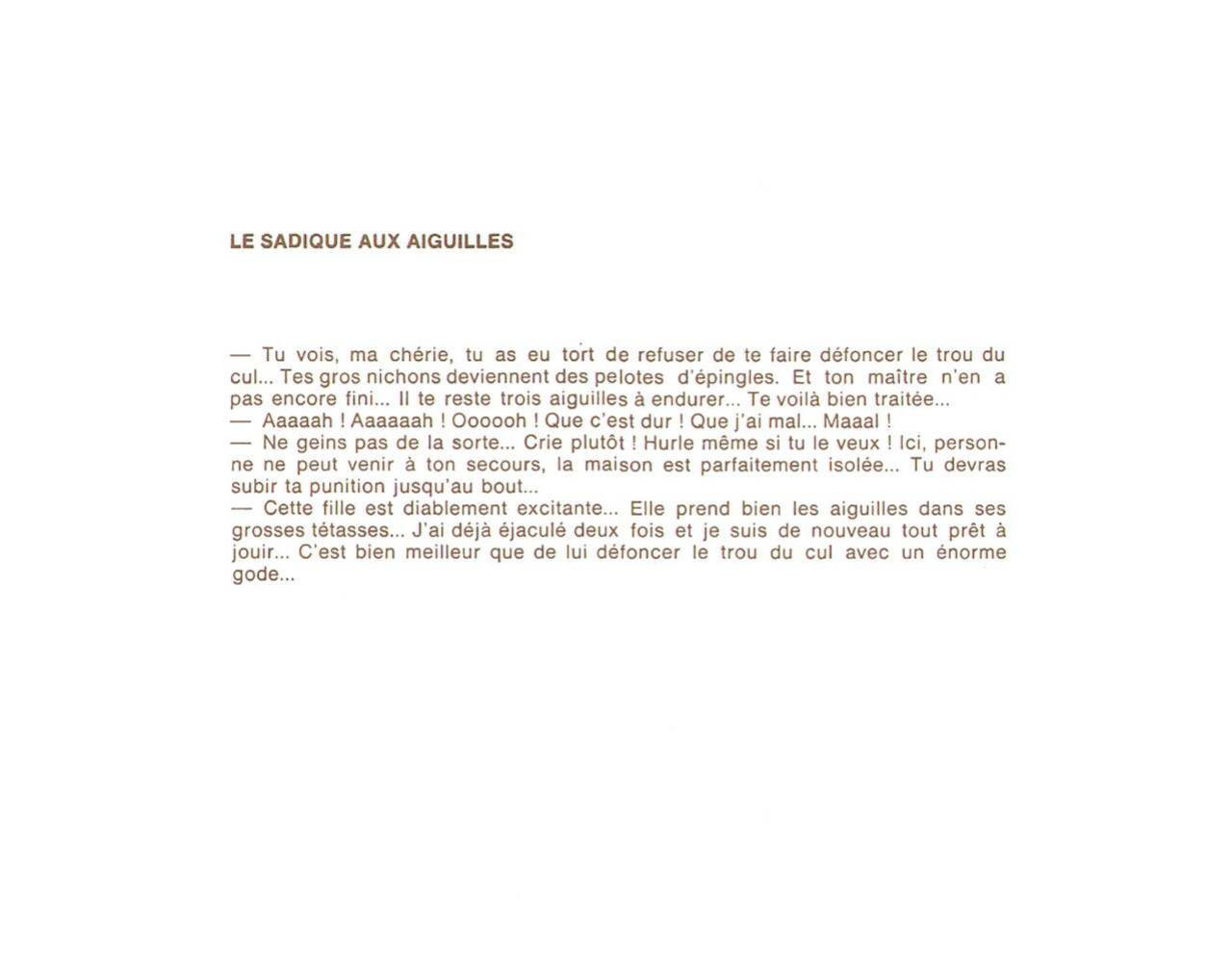 [Joseph Farrel] Obéis sinon! (Souffrir et jouir) [French]