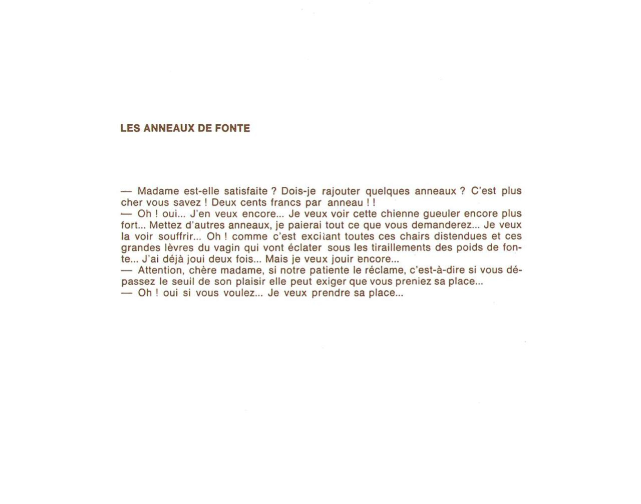 [Joseph Farrel] Obéis sinon! (Souffrir et jouir) [French]