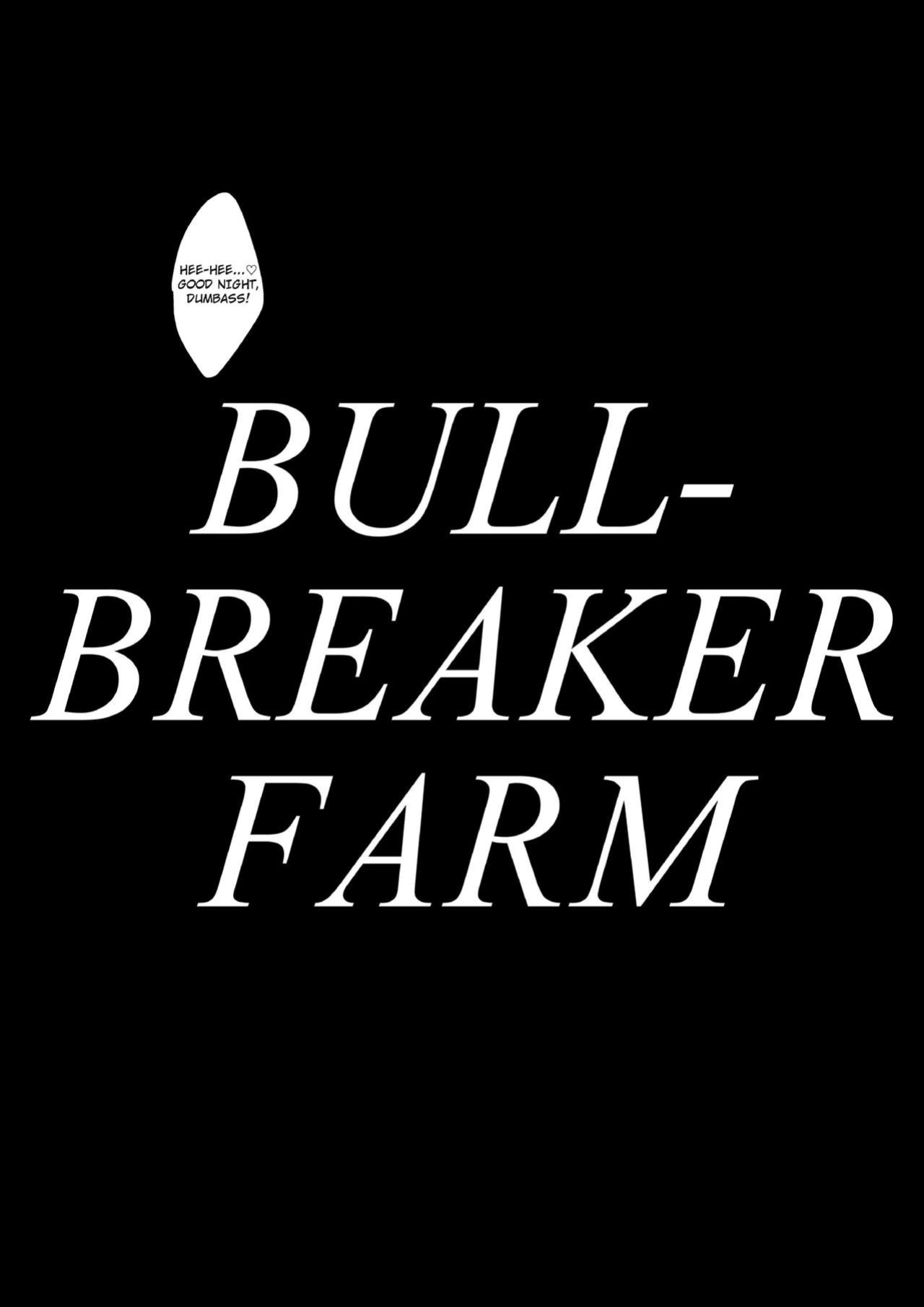 [Teenage Fanclub (Sakana Noko)] Oushi Choukyou Bokujou | Bull-Breaker Farm