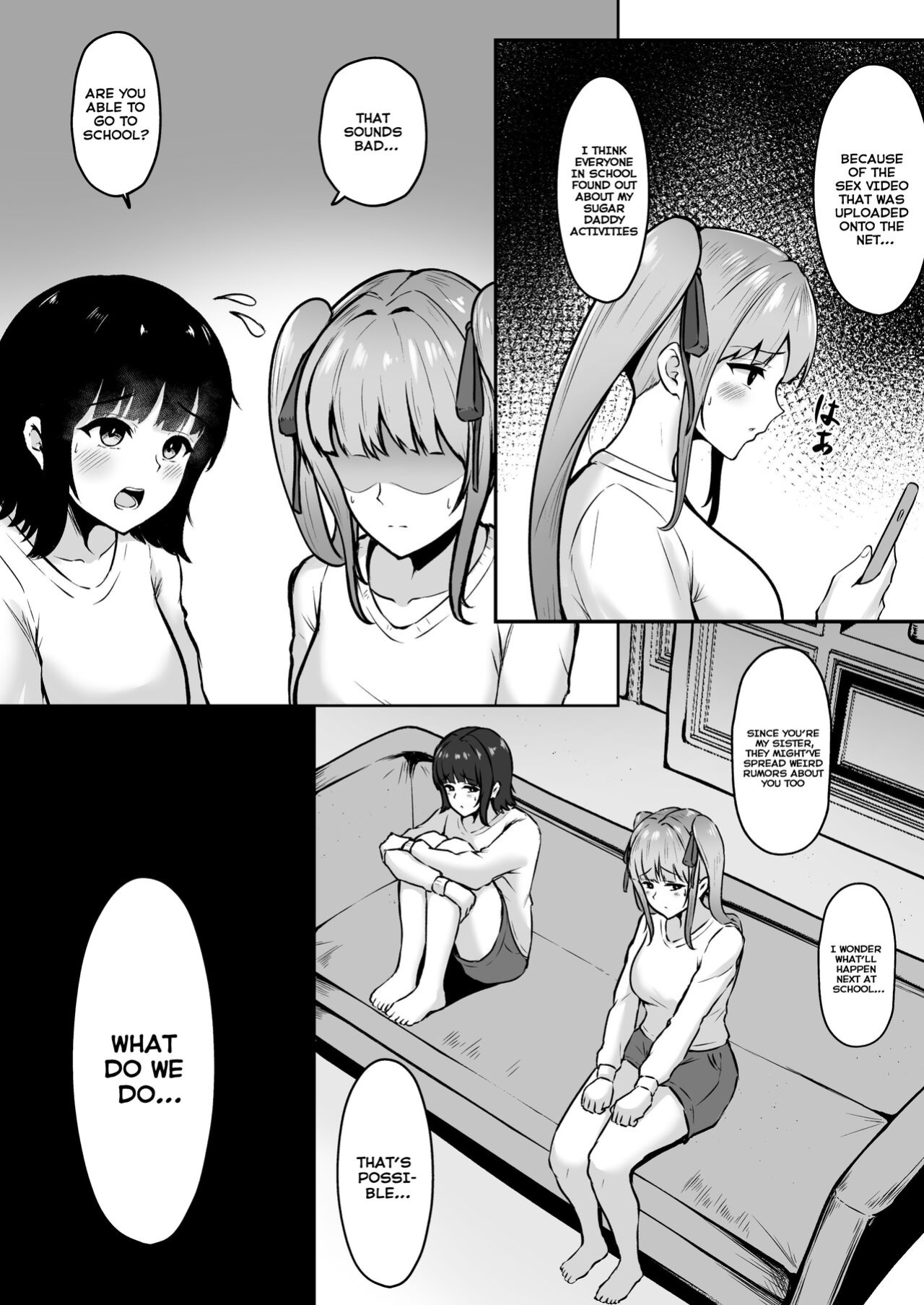 [Nekomimi to Kuro Mask (cielo)] Jiraikei Imouto ni Kareshi Netorareterunda ga ~ReaJuu no Ane to Papakatsu Suru Imouto~ [Tomoshibi+SquigglesJP]