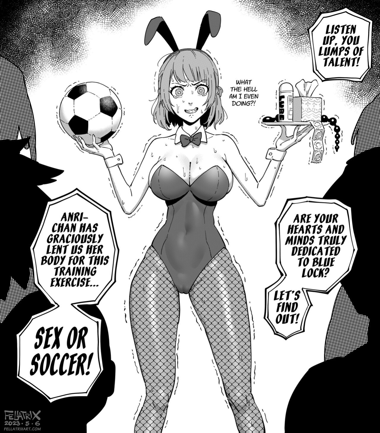 [Fellatrix] Embarrassed Bunnygirl