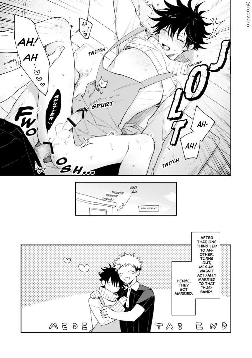[Toichi (Gozouroppu)] Deliveryman and Apartment Complex Wife AV (Jujutsu Kaisen)
