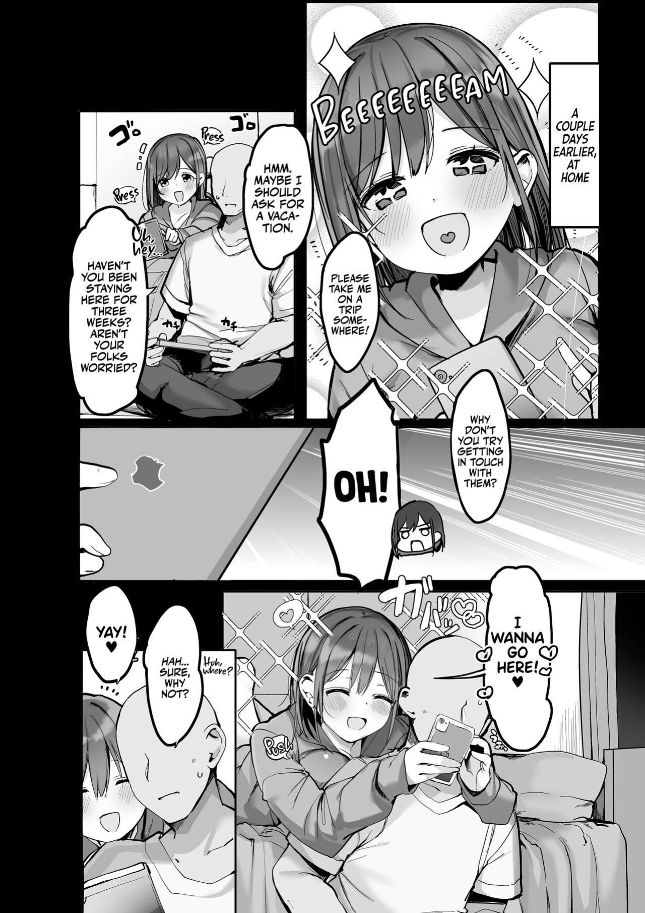 [Rouka] "Chotto dake, kyuukei Shinai...?" Dekachichi Manga ~Nakadashi Dopyu Dopyu Tanetsuke Ryokou~ | Wanna Visit the Hot Springs, Mister? [Team Rabu2]