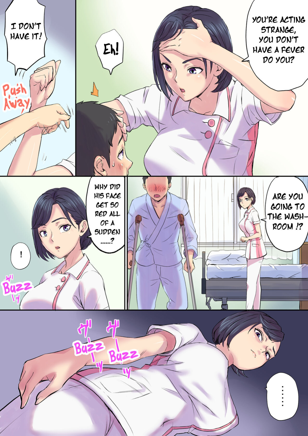 [Papuka (Shibire Hitsuji)] Tonari no Bed de Netorareru Kangoshi Jukubo | Milf Nurse Cuckolded on the bed next door