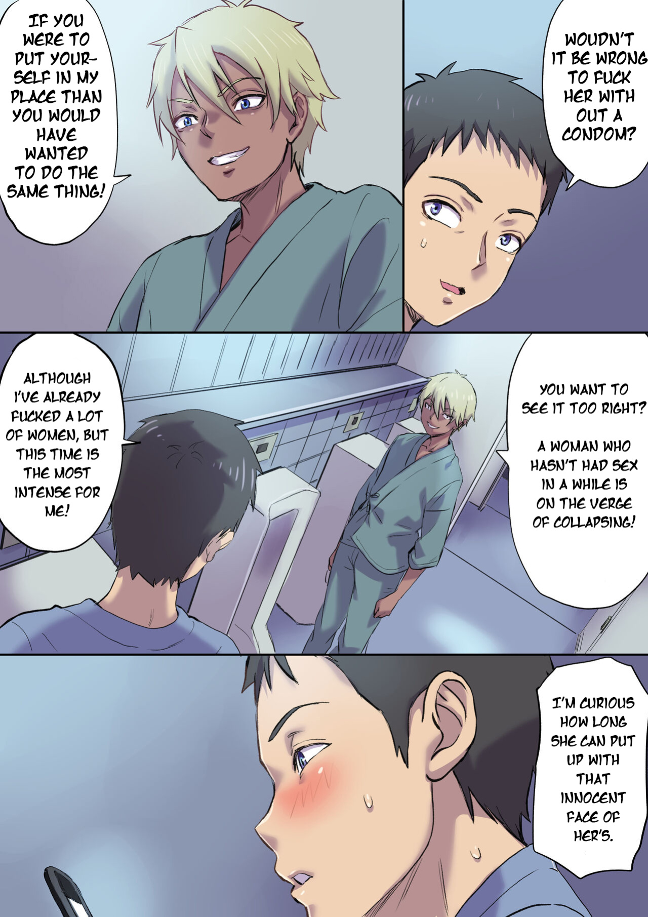 [Papuka (Shibire Hitsuji)] Tonari no Bed de Netorareru Kangoshi Jukubo | Milf Nurse Cuckolded on the bed next door