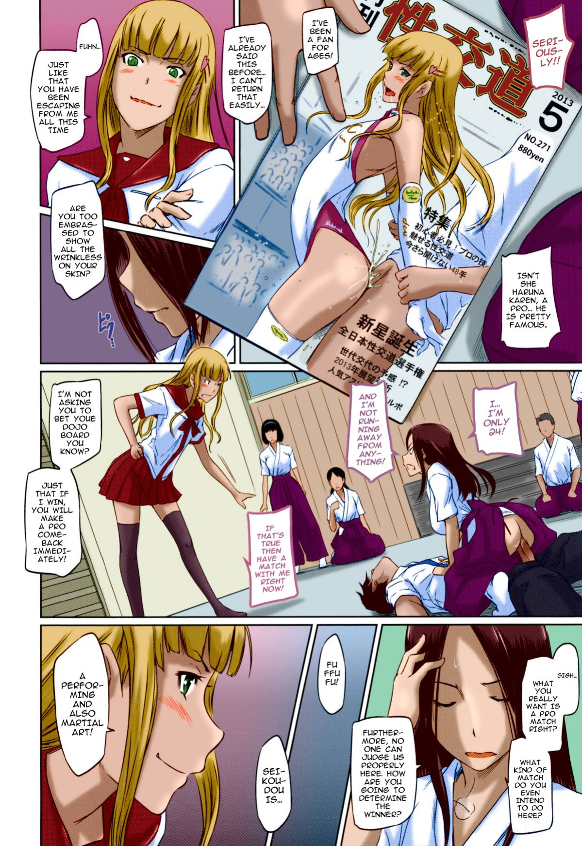 [Kisaragi Gunma] Suki ni Nattara Icchokusen! | It's A Straight Line Once You Fall In Love [Colorized]
