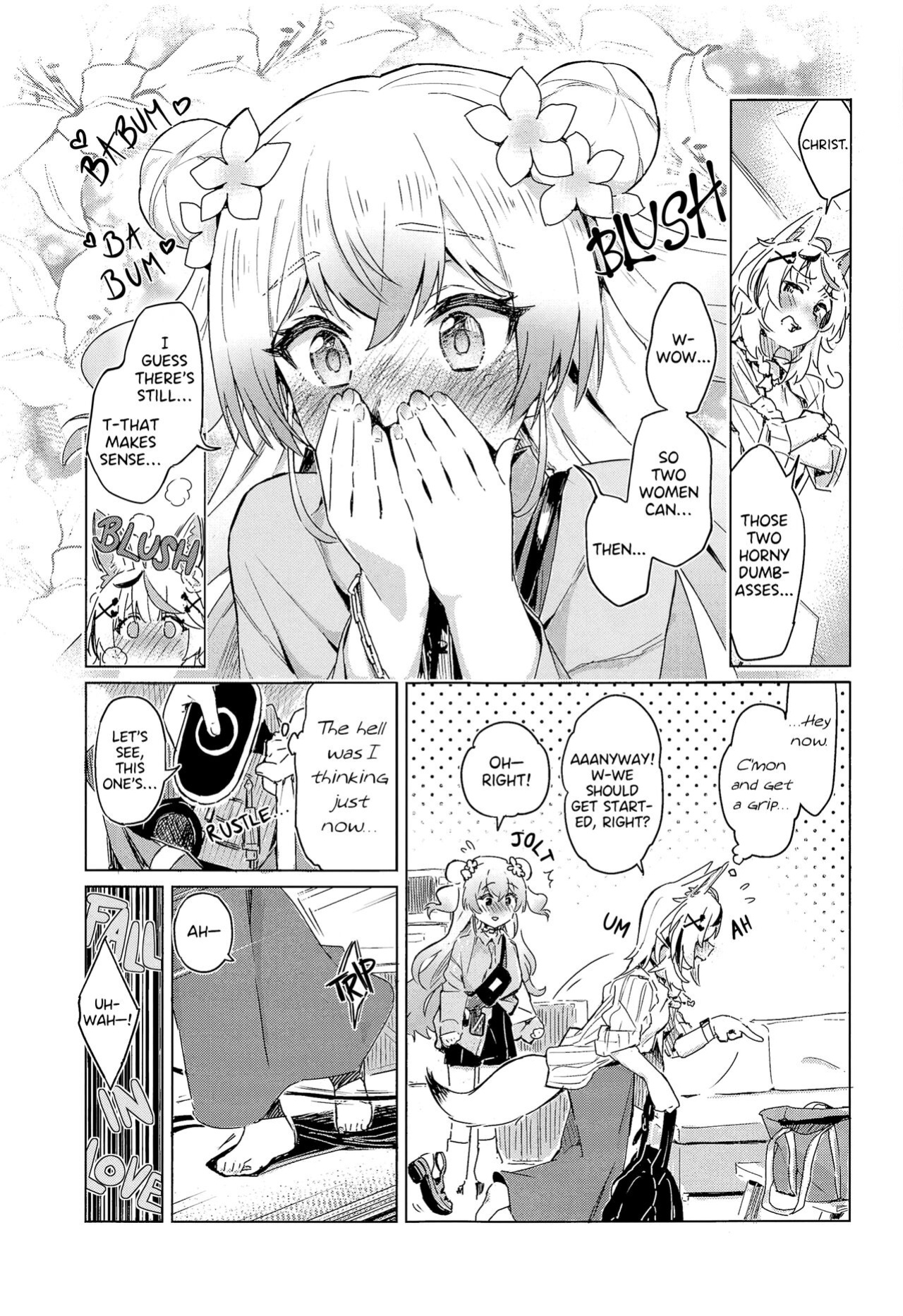 [HIYOCCO (hiyocco)] Fennec wa Iseijin no Yume o Miru ka - Do Fennecs Dream of Unreal Encounters? (Momosuzu Nene, Omaru Polka) [ENGLISH]
