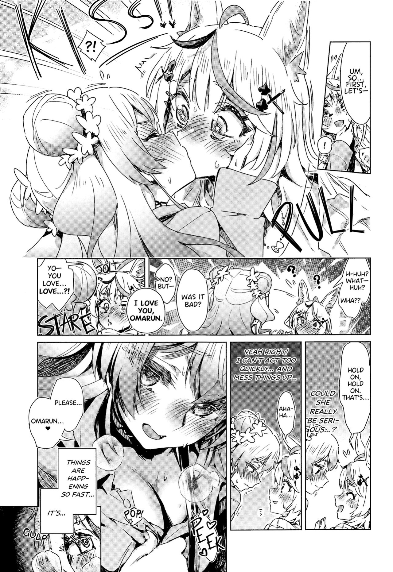 [HIYOCCO (hiyocco)] Fennec wa Iseijin no Yume o Miru ka - Do Fennecs Dream of Unreal Encounters? (Momosuzu Nene, Omaru Polka) [ENGLISH]