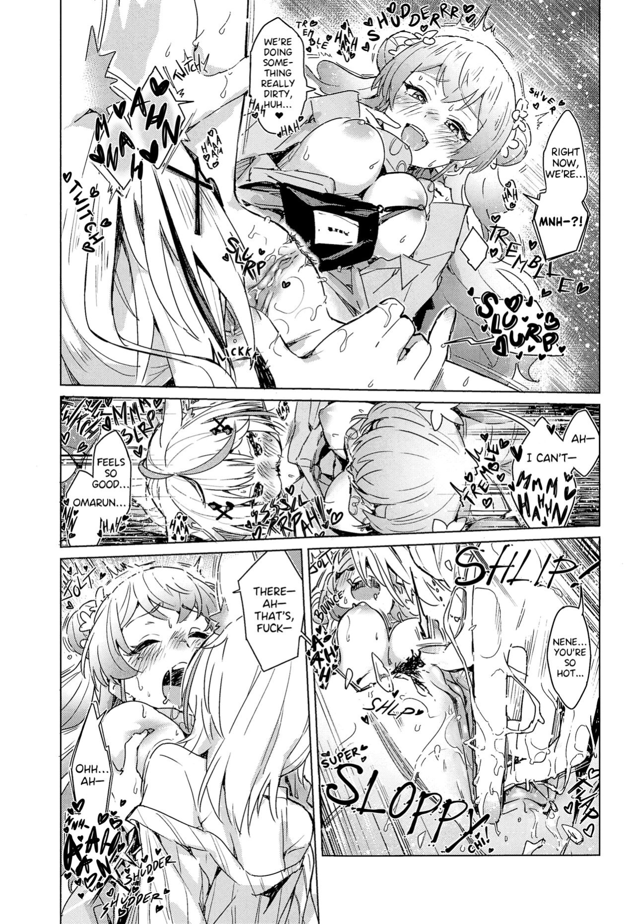 [HIYOCCO (hiyocco)] Fennec wa Iseijin no Yume o Miru ka - Do Fennecs Dream of Unreal Encounters? (Momosuzu Nene, Omaru Polka) [ENGLISH]