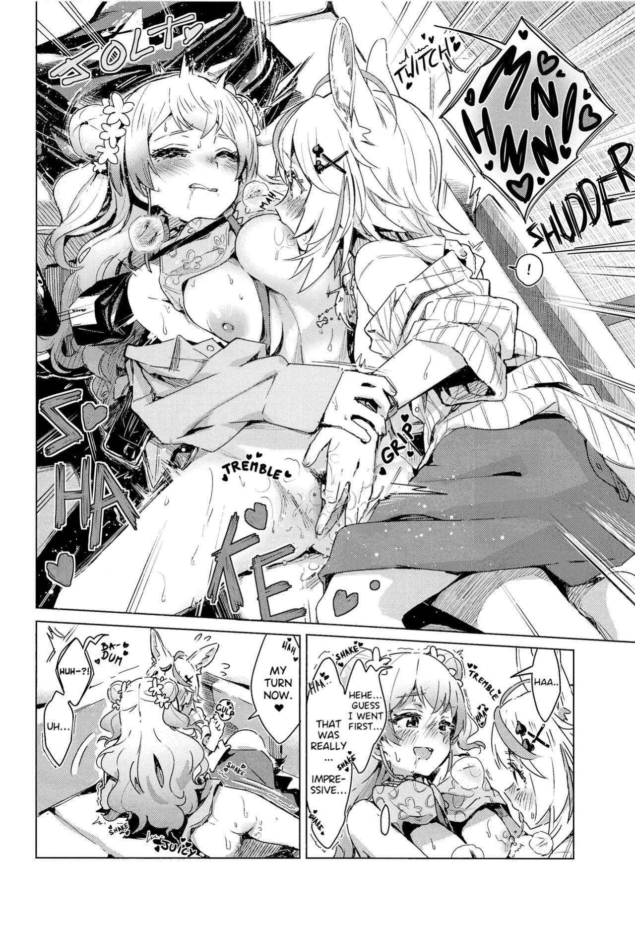 [HIYOCCO (hiyocco)] Fennec wa Iseijin no Yume o Miru ka - Do Fennecs Dream of Unreal Encounters? (Momosuzu Nene, Omaru Polka) [ENGLISH]