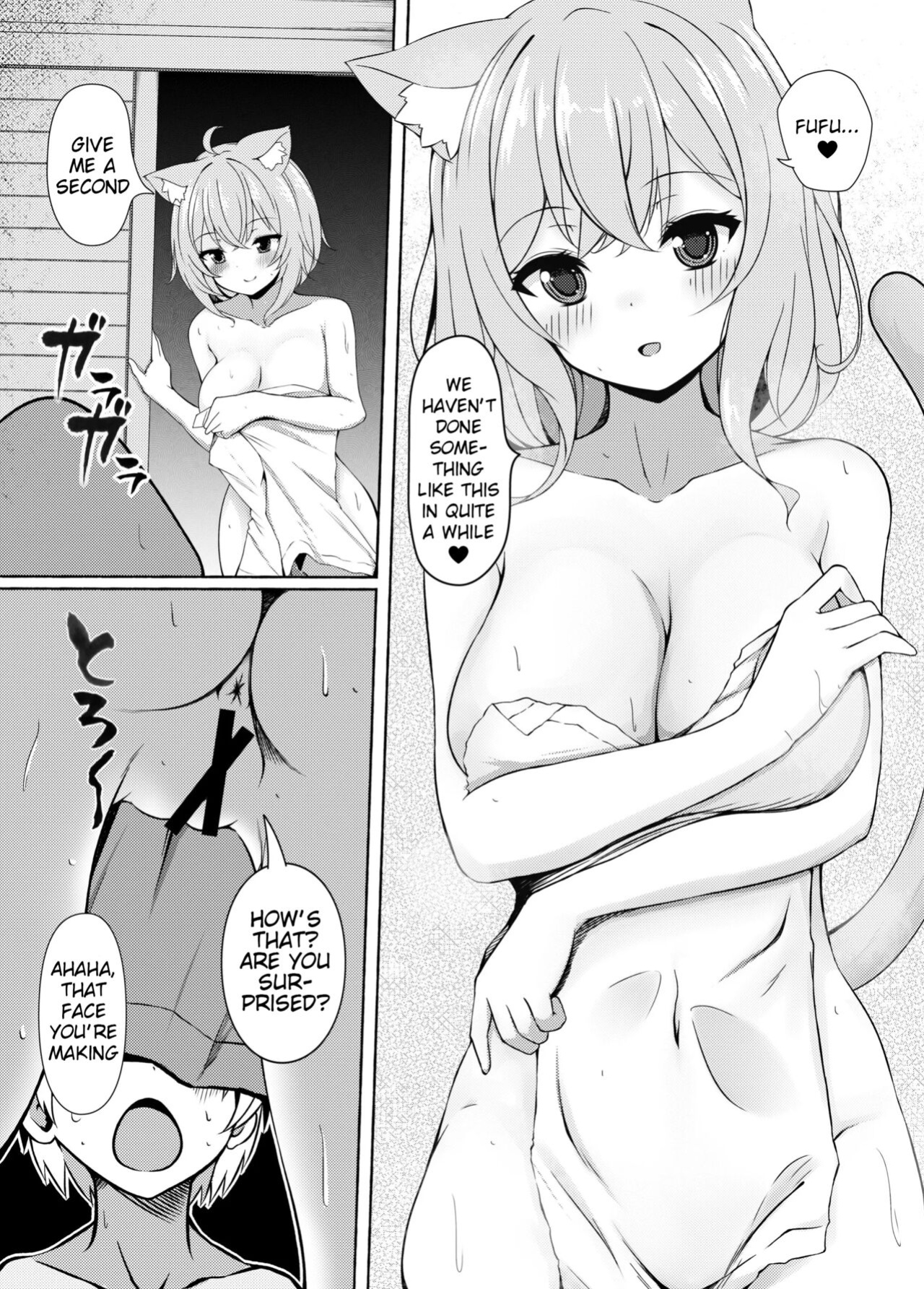 [Rampancy (Bakko)] Koisuru Neko to Yukemuri to Boku | Me, the steamy bath, and a cat that fell in love(Nekomata Okayu) [Tamamo]