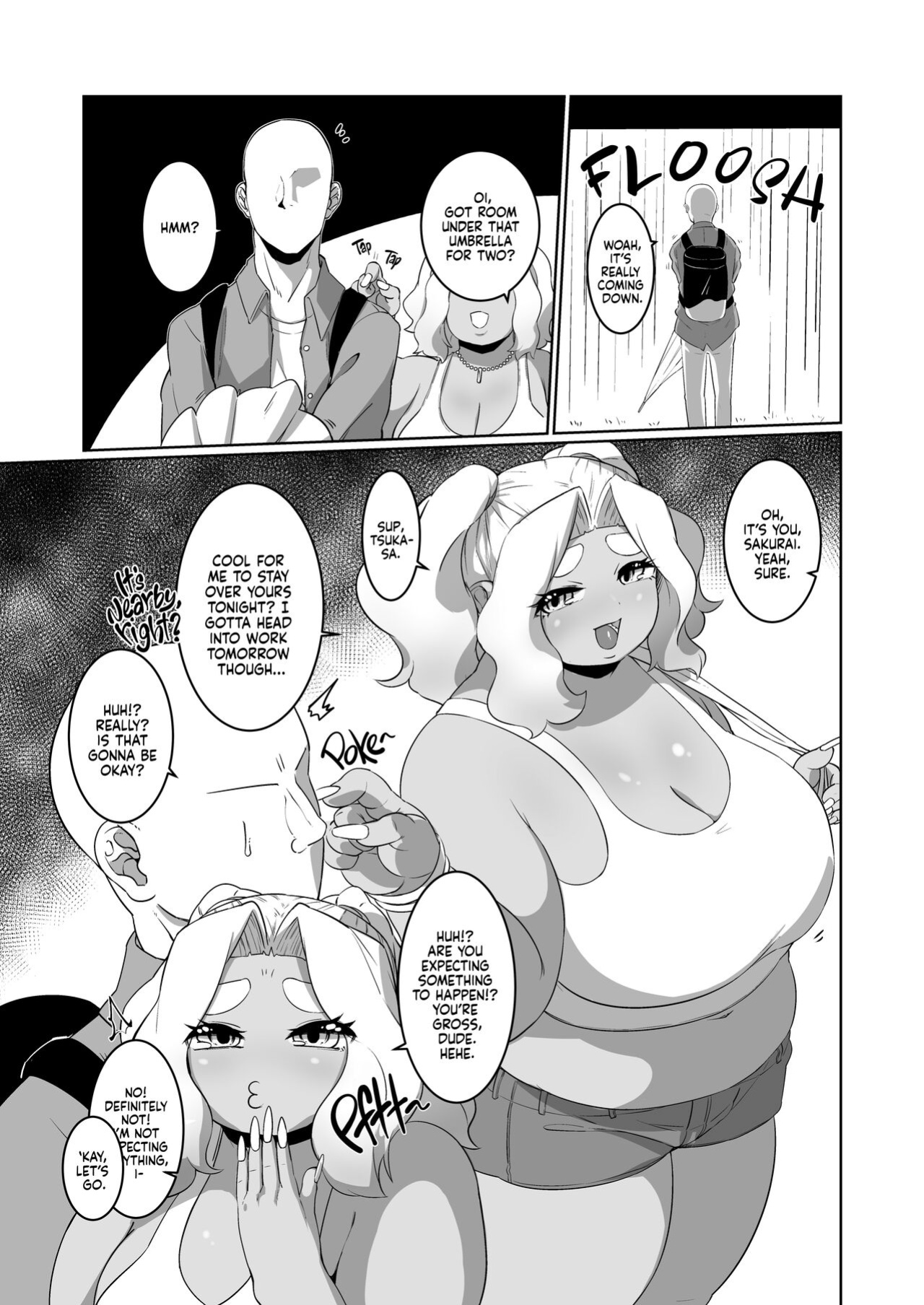 [Mizsawatei (Mizsawa)] Lovey-Dovey Sex with a Chubby Gyaru!? [full tummy]