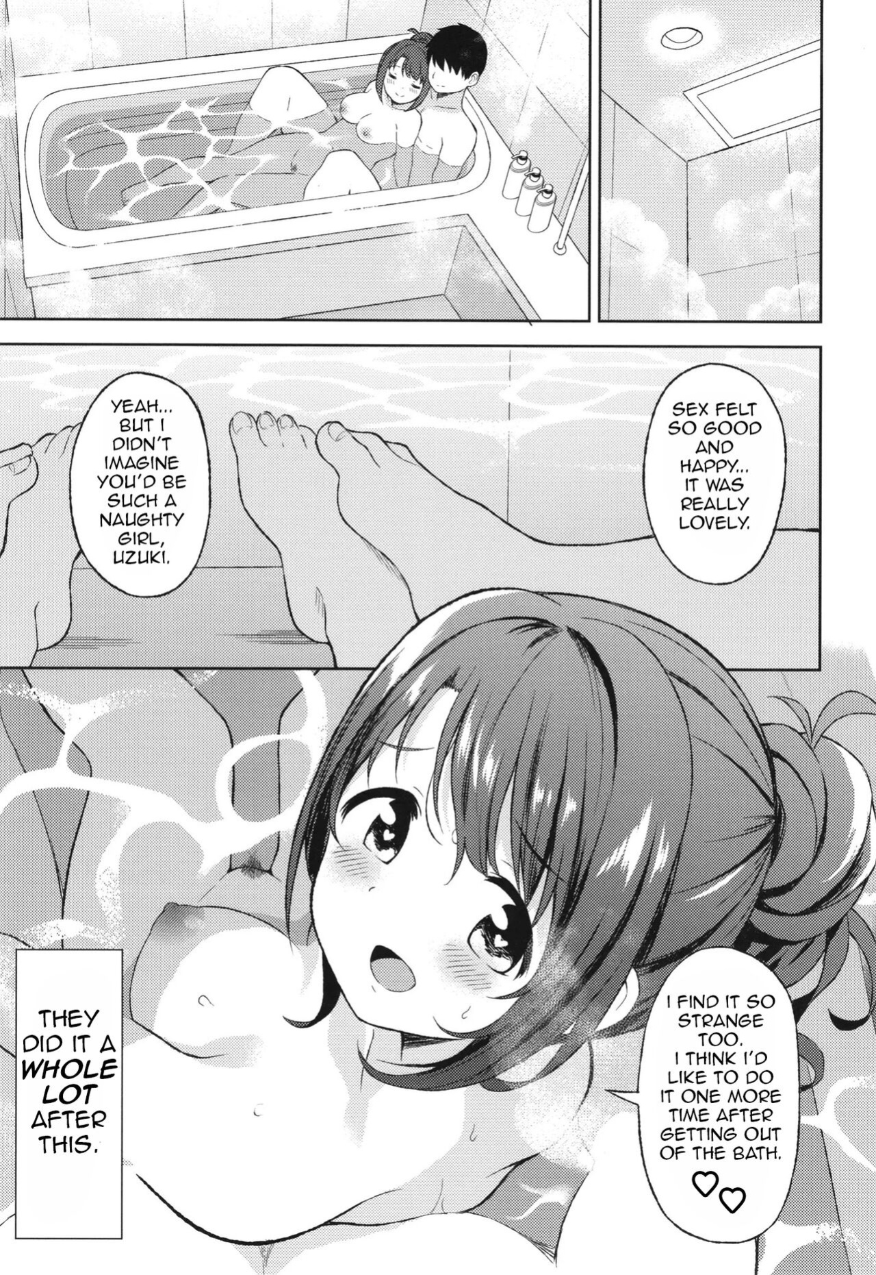 (C100) [UTATANEYASHIKI (Decosuke)] Uzuki to LoveHo de Amayadori | Hiding from the rain in a love hotel with Uzuki (THE IDOLM@STER CINDERELLA GIRLS)