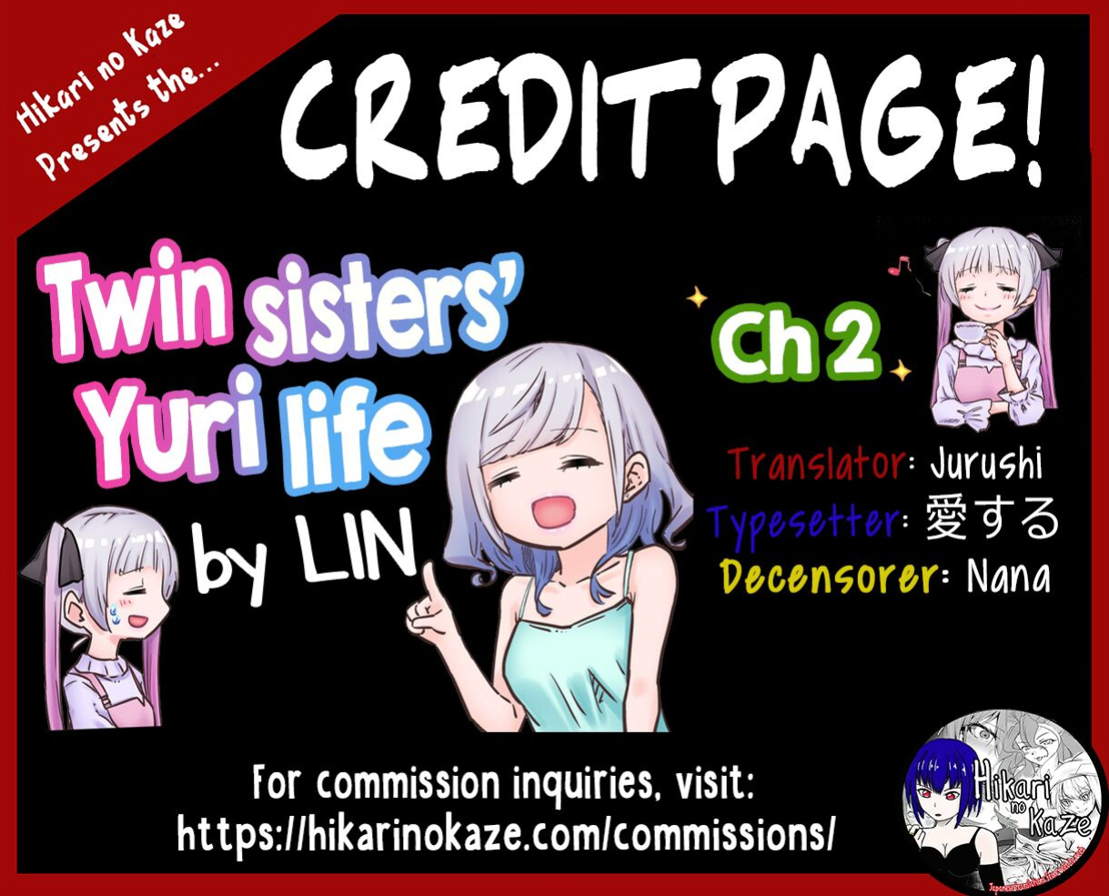 [LIN] Futago Shimai-chan no Yuri Seikatsu (2) | Twin Sisters' Yuri Life (2) [Jurushi] [Hikari no Kaze]