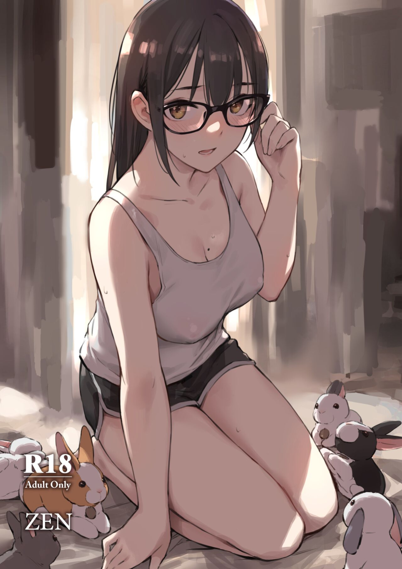 [ZEN] Commushou Senpai to no SEX Simulation | Sex Simulation with My Senpai Who Can't Communicate [LunaticSeibah]