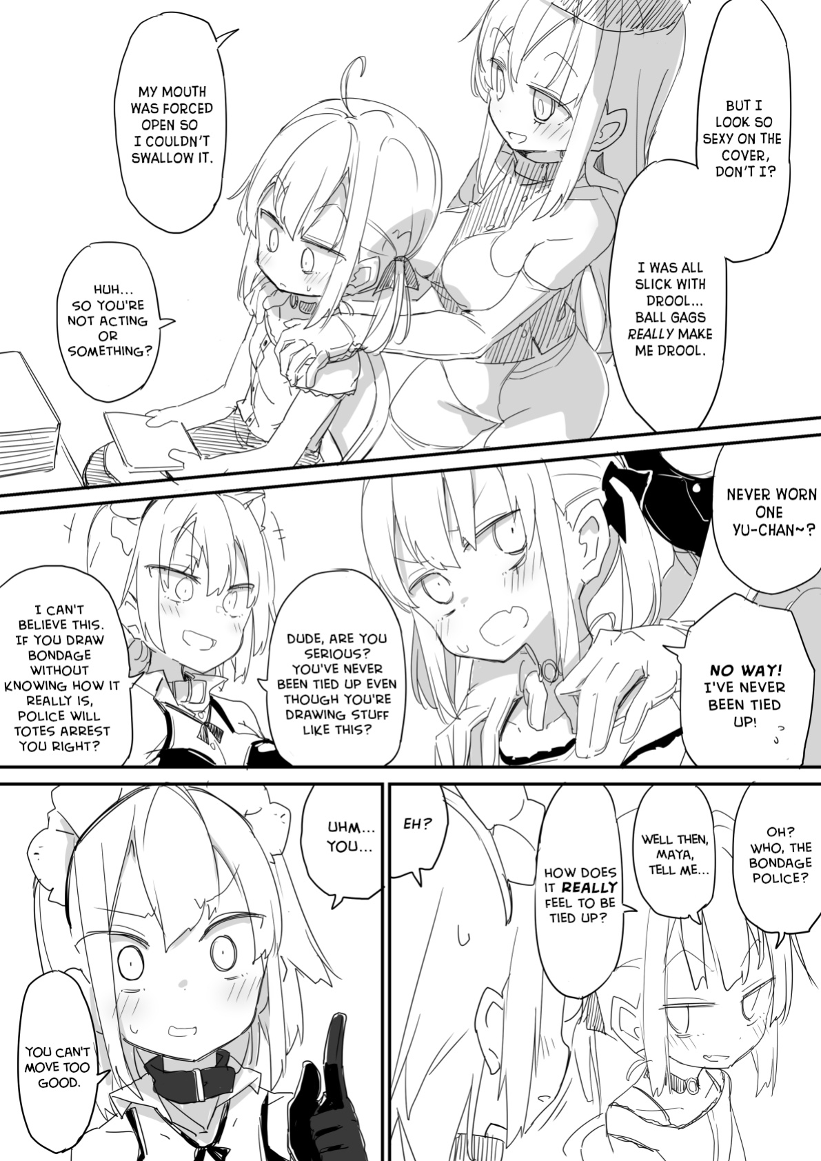 [ura_macoto] The Shut Up Shoot (Shy forced gag talk torture)