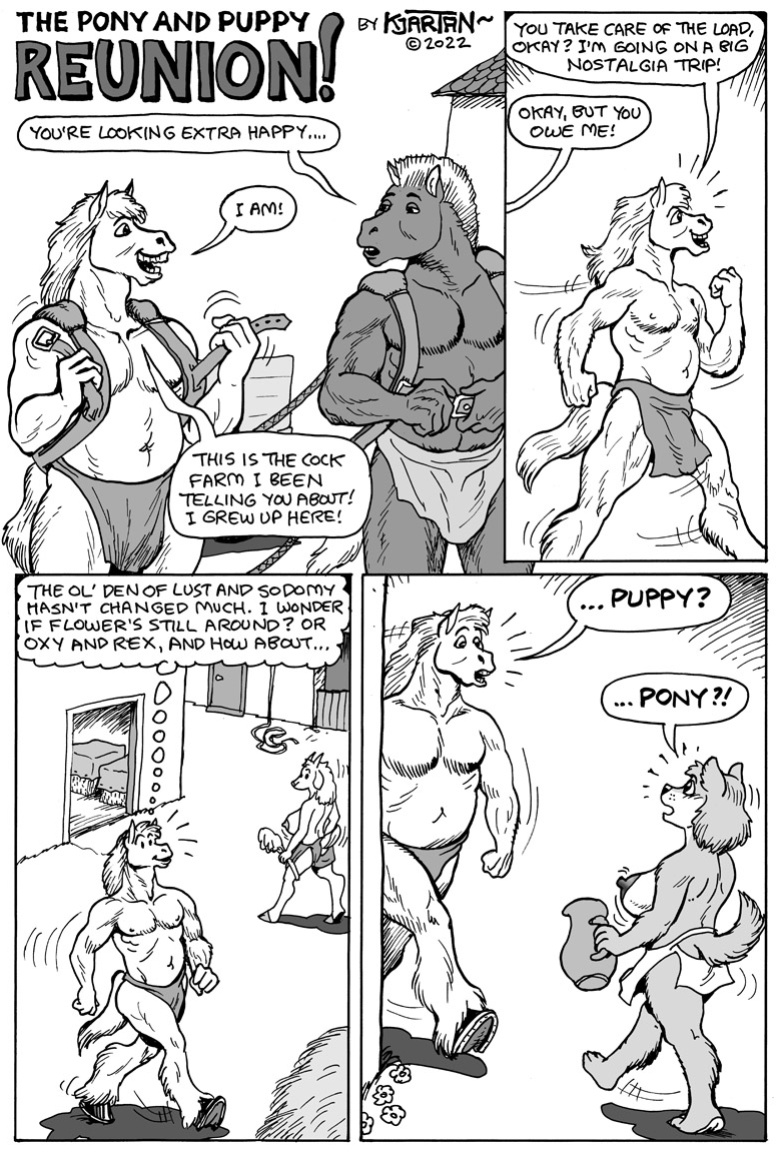 [Karno (Kjartan Arnorsson)] Pony and Puppy Reunion