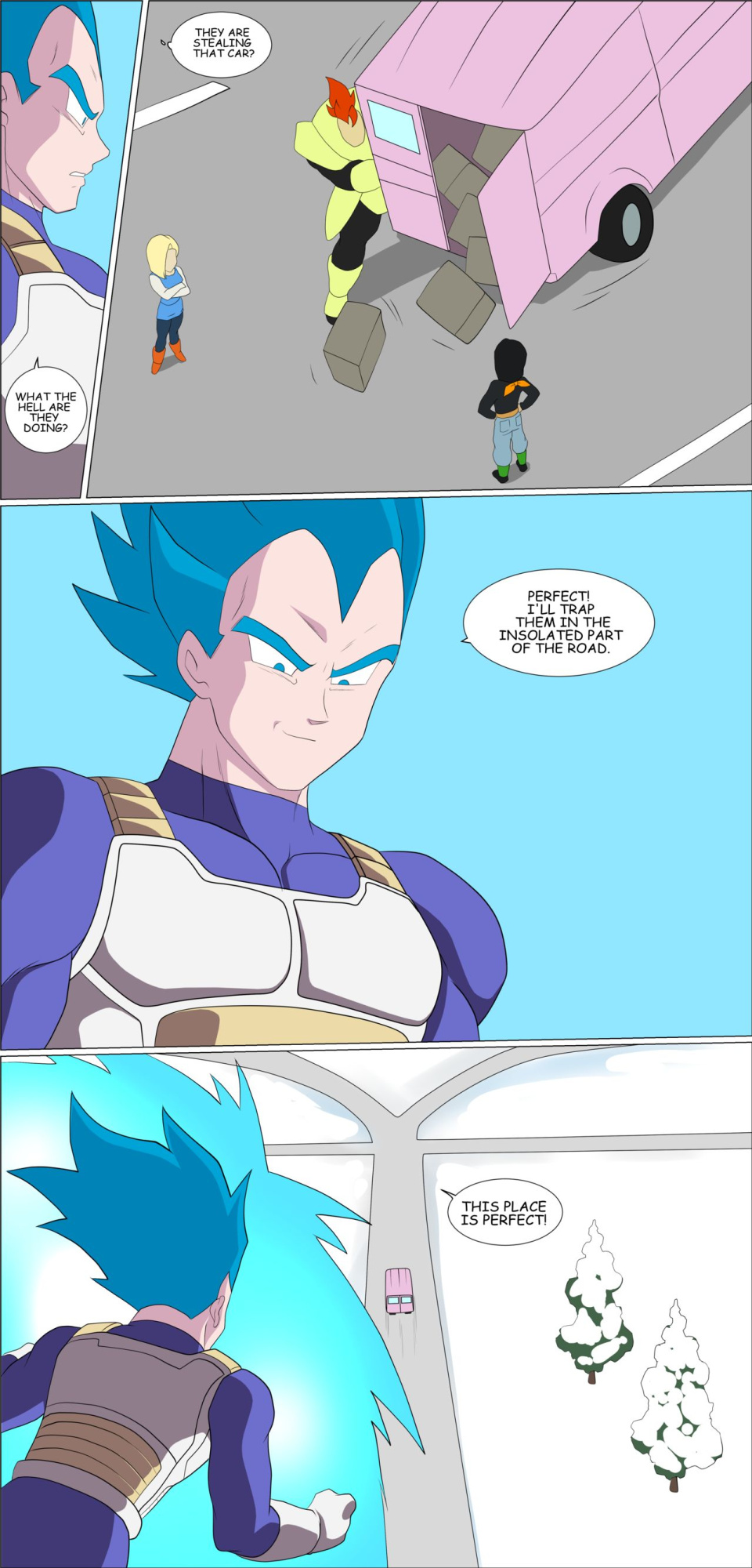 (Zetarok) Vegeta VS Android 18
