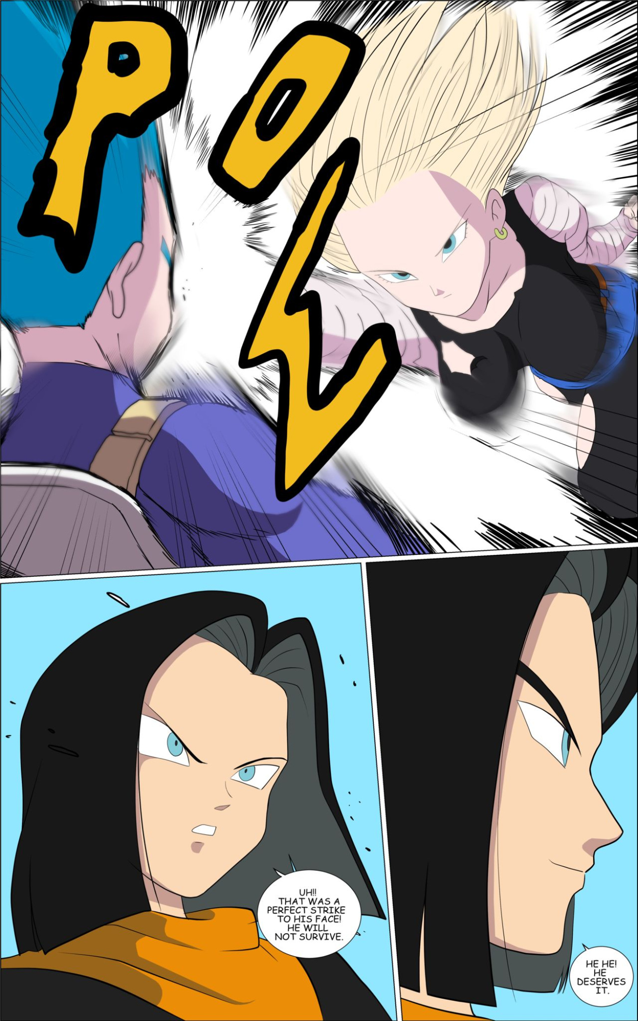(Zetarok) Vegeta VS Android 18