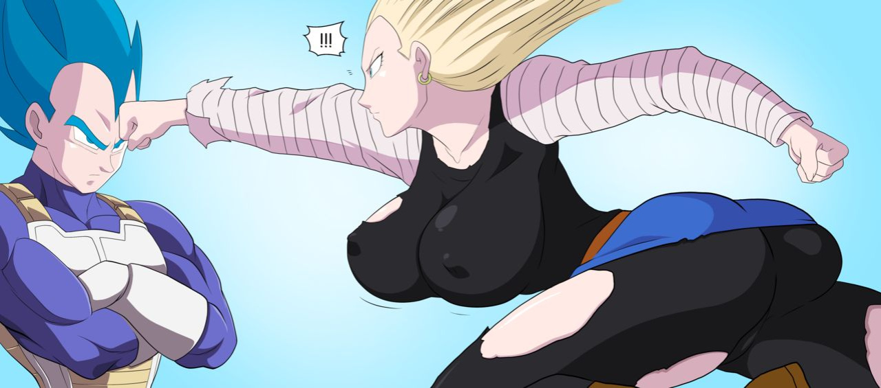(Zetarok) Vegeta VS Android 18