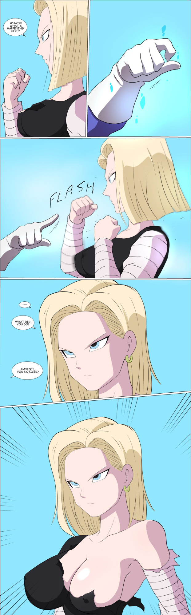 (Zetarok) Vegeta VS Android 18