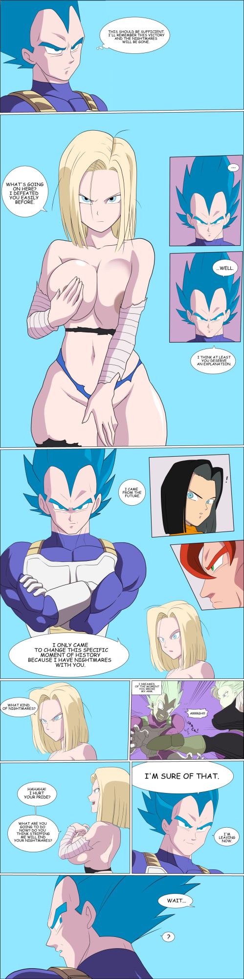 (Zetarok) Vegeta VS Android 18