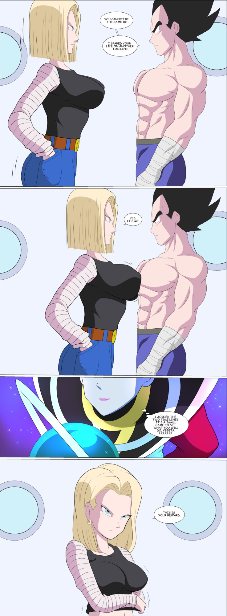 (Zetarok) Vegeta VS Android 18