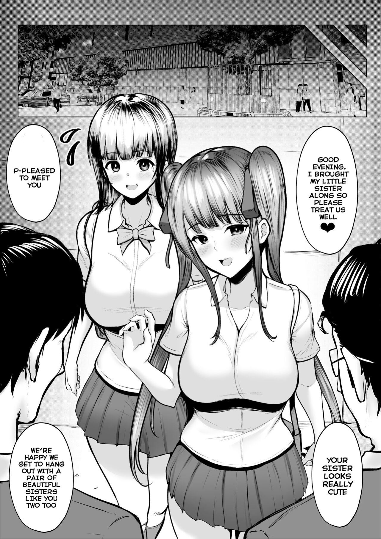 [Nekomimi to Kuro Mask (cielo)] Watashitachi Meimon Onna Gakuen-sei wa Shimai de Papakatsu Shitemasu [SquigglesJP]